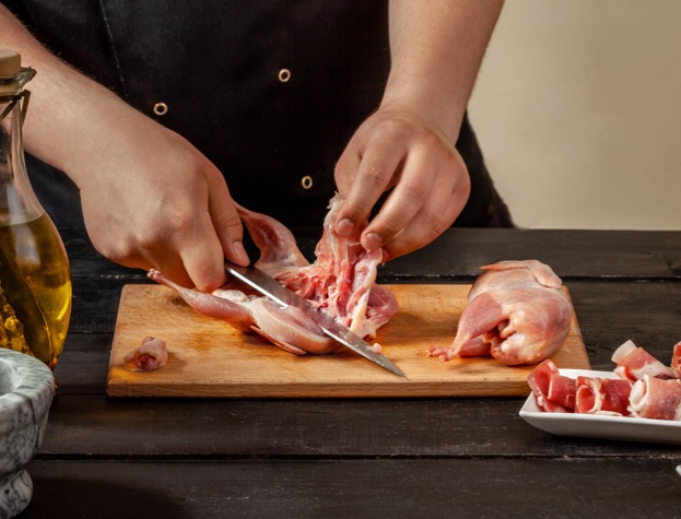 découpe viande gibier